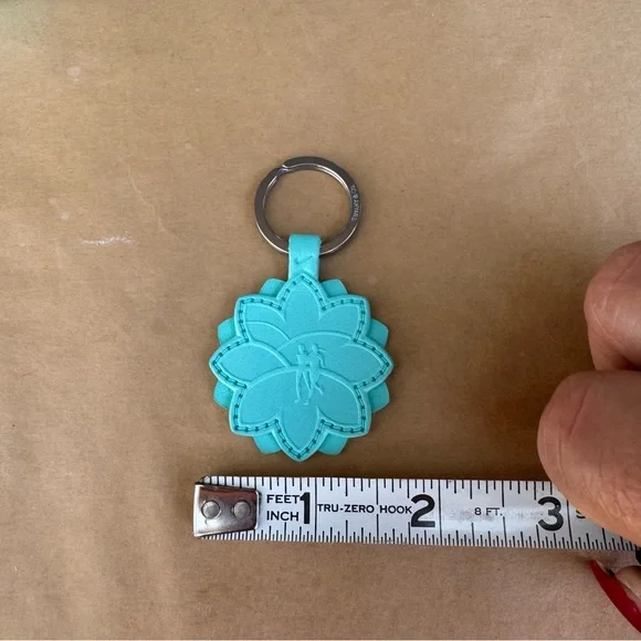 Tiffany & Co Nike 2007 Turquoise San Francisco Marathon Leather Key Chain SPAIN - Picture 10 of 10